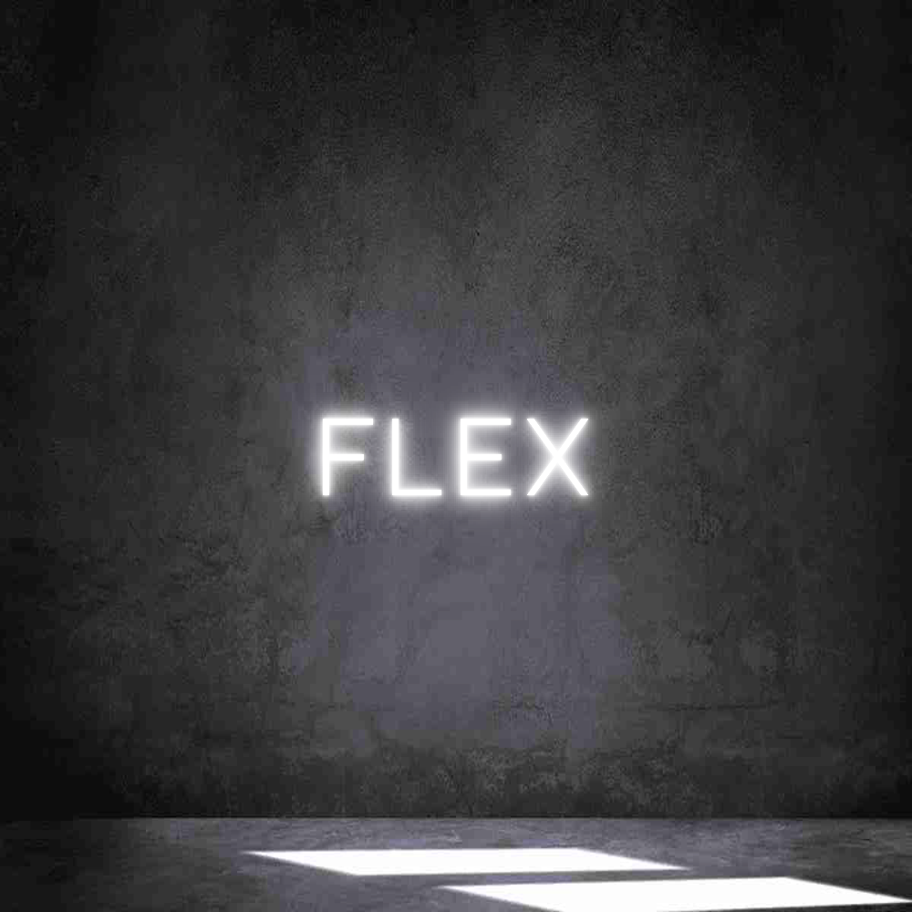 Anpassad neon: Flex