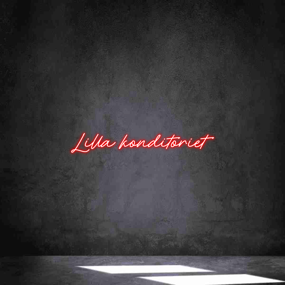 Anpassad neon: Lilla kondito...