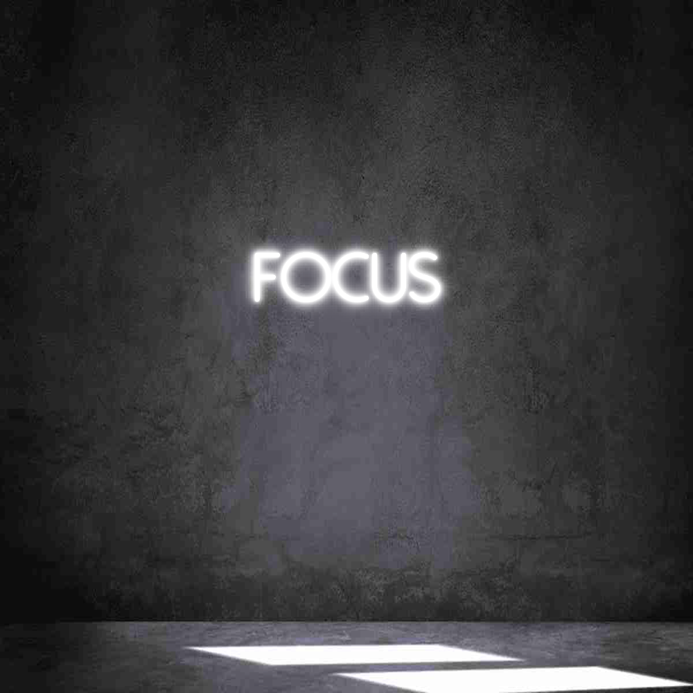 Anpassad neon: FOCUS