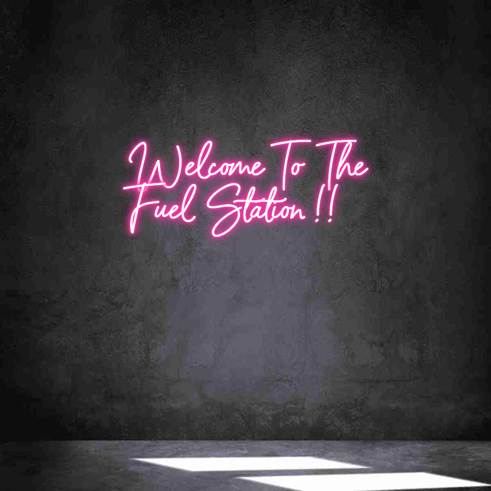 Anpassad neon: Welcome To Th...