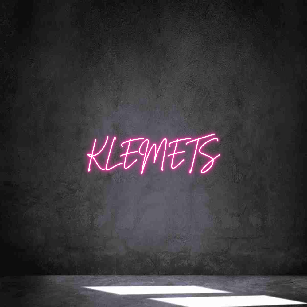 Anpassad neon: KLEMETS