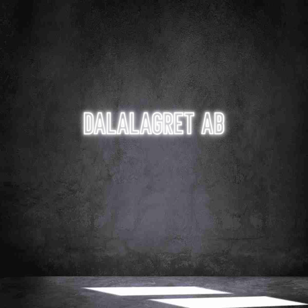 Anpassad neon: DALALAGRET AB