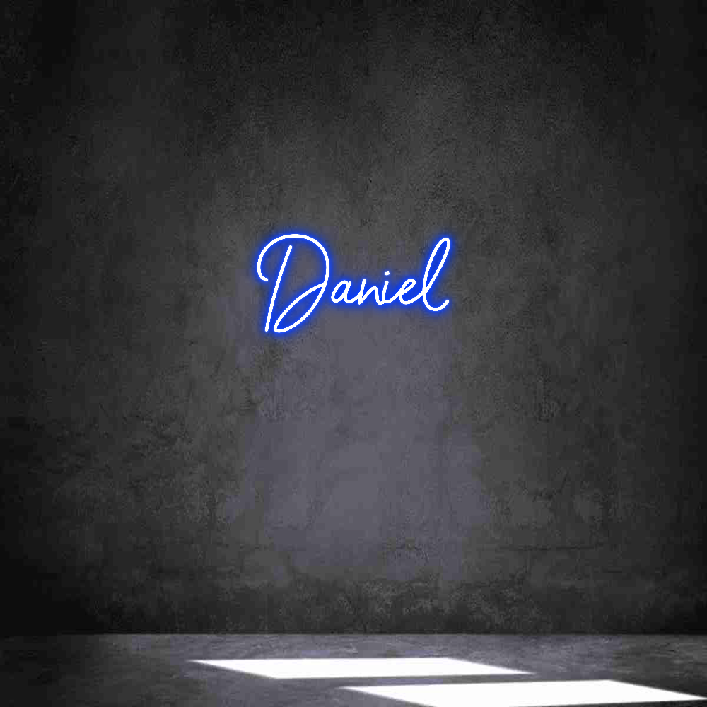 Anpassad neon: Daniel