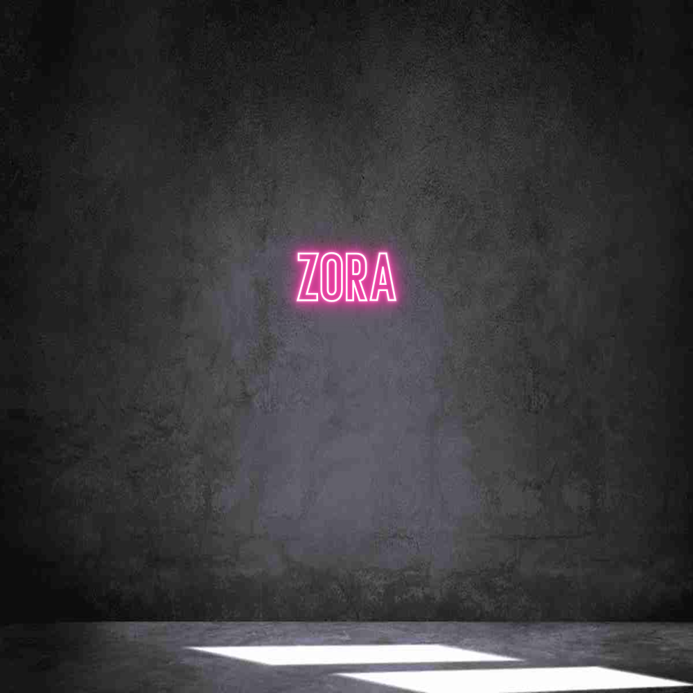 Anpassad neon: ZORA