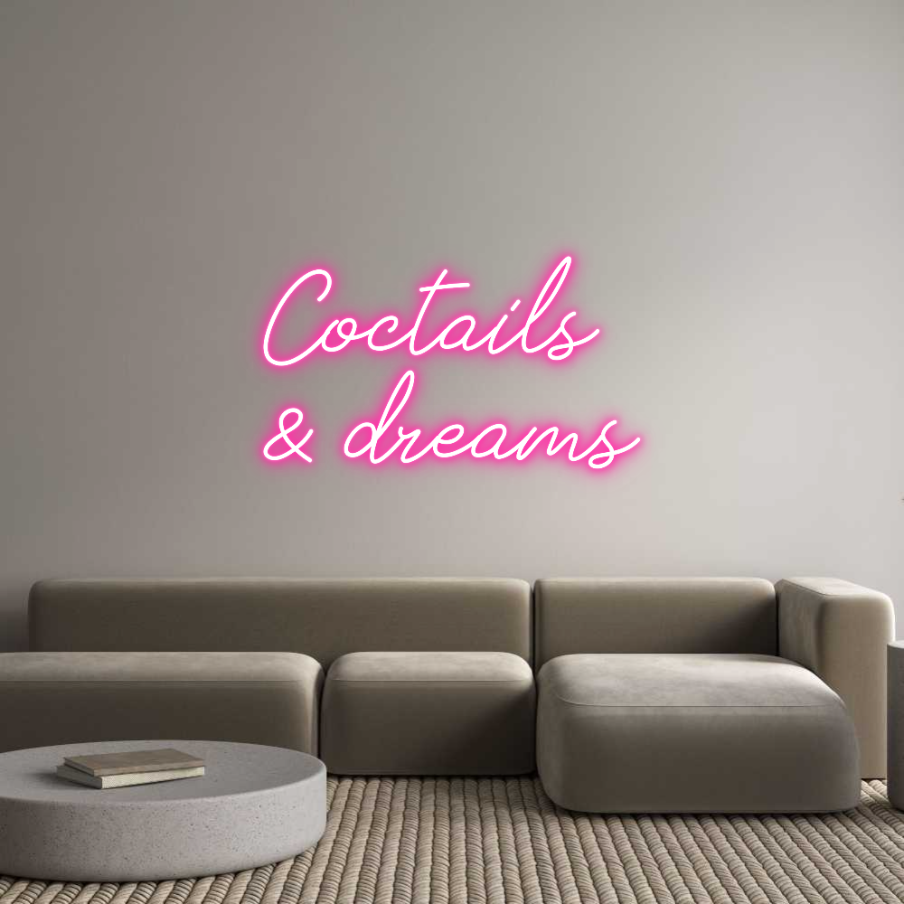 Anpassad neon: Coctails
& d...