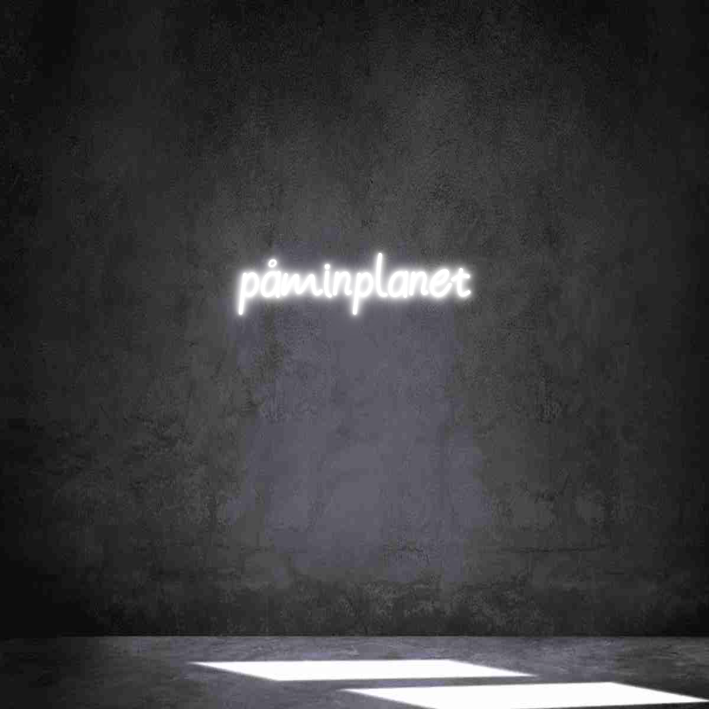 Anpassad neon: påminplanet