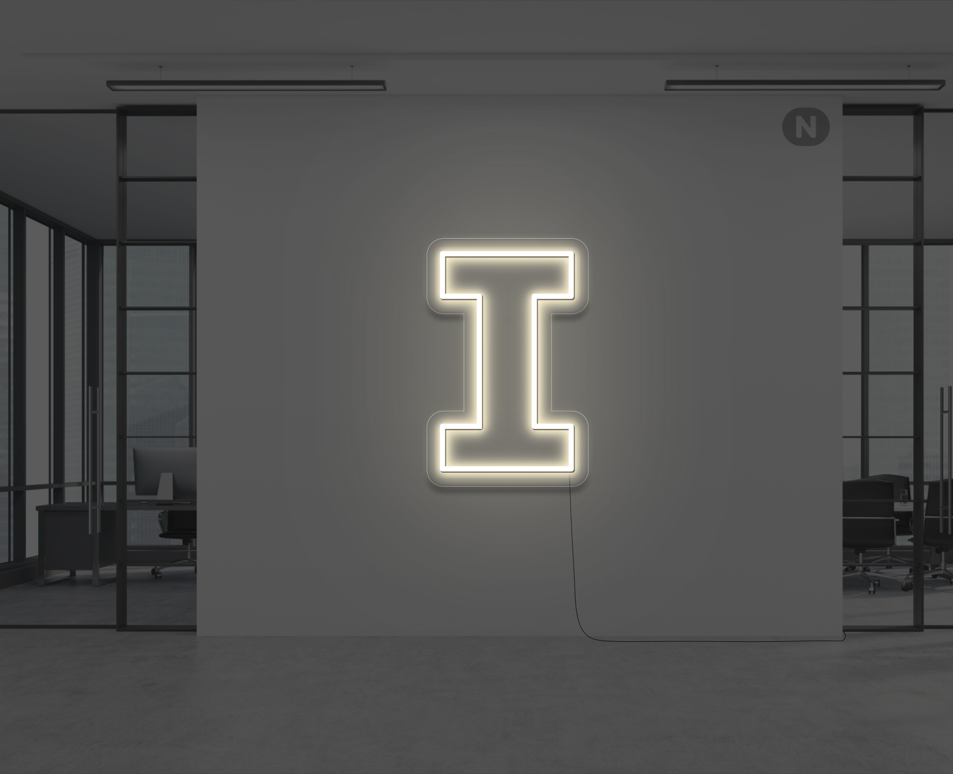 neon-bokstav-i-varm-vit