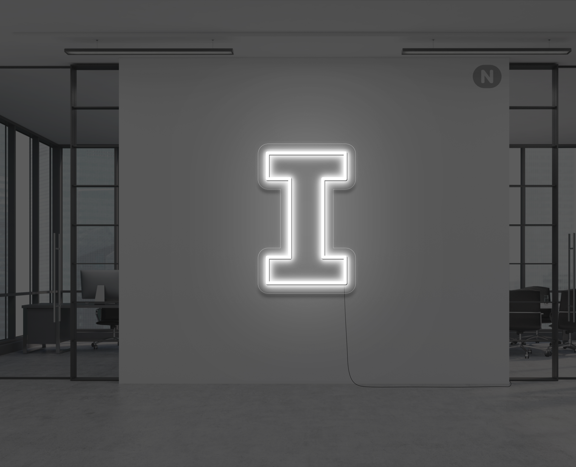 neon-bokstav-i-vit