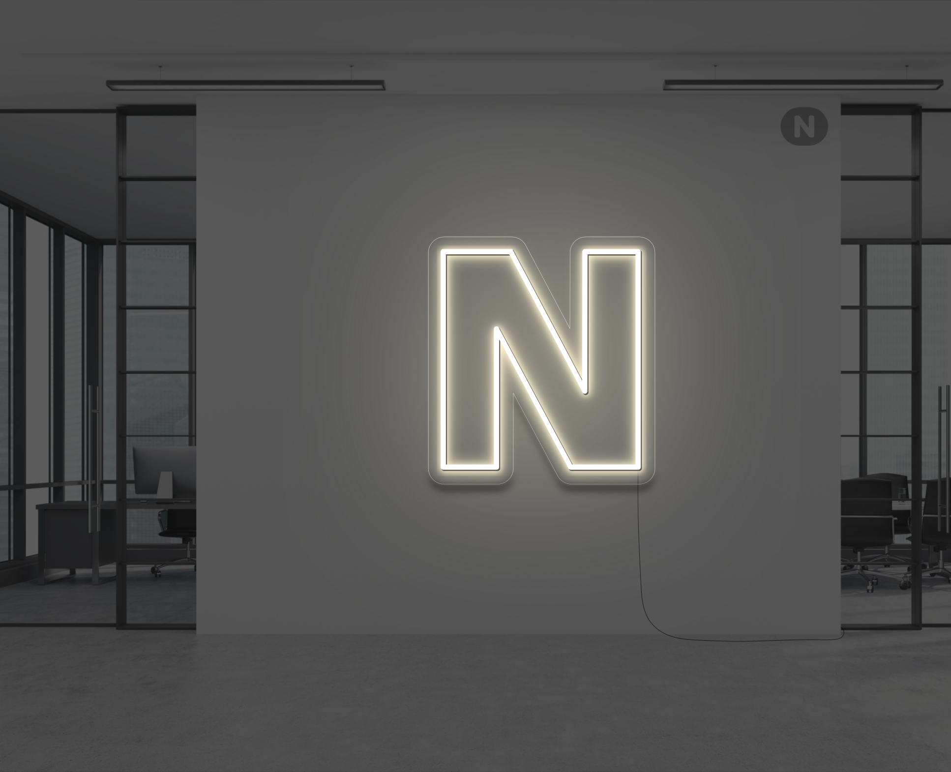neon-bokstav-n-varm-vit