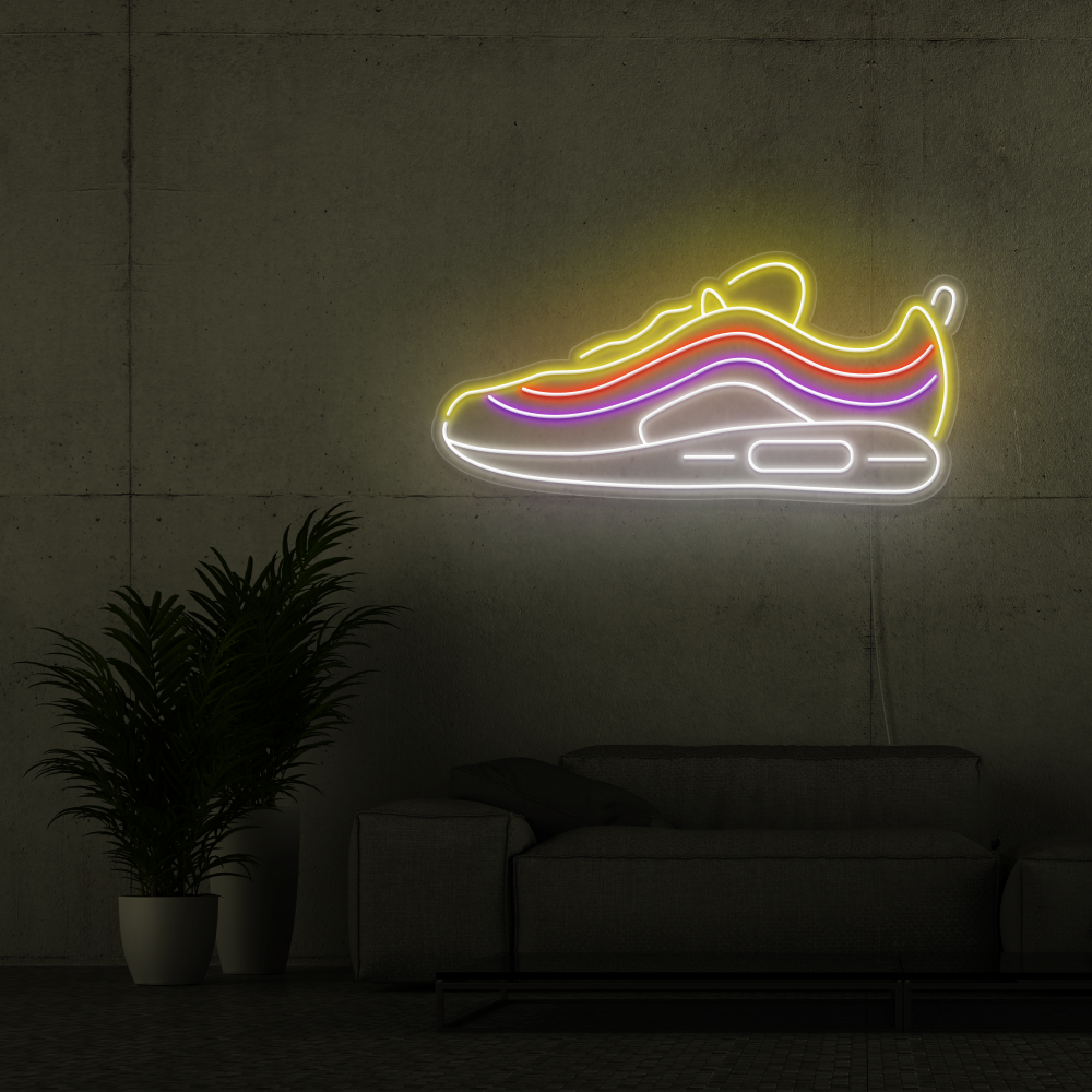 Neonskylt Sneaker
