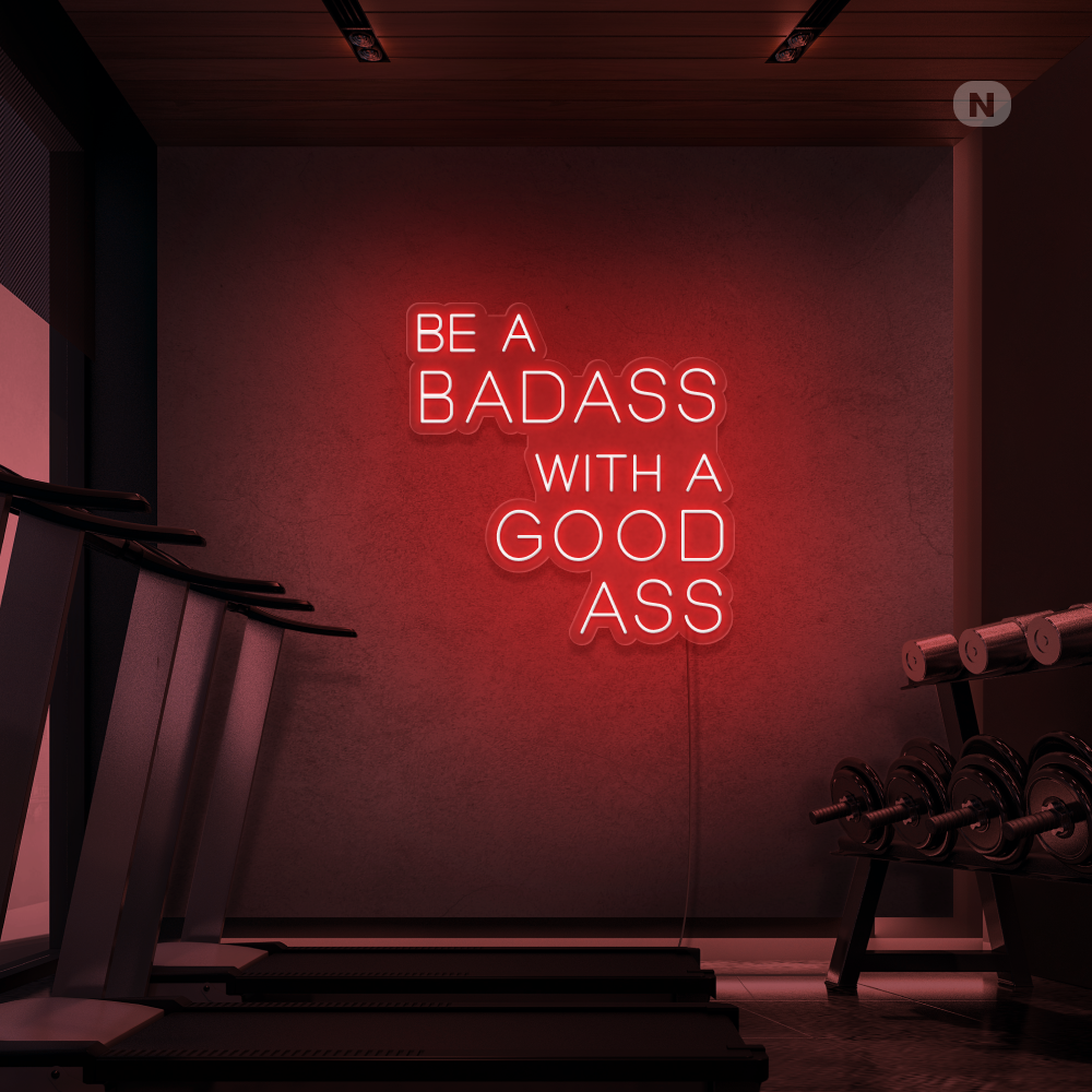 Neonskylt Gym Quote