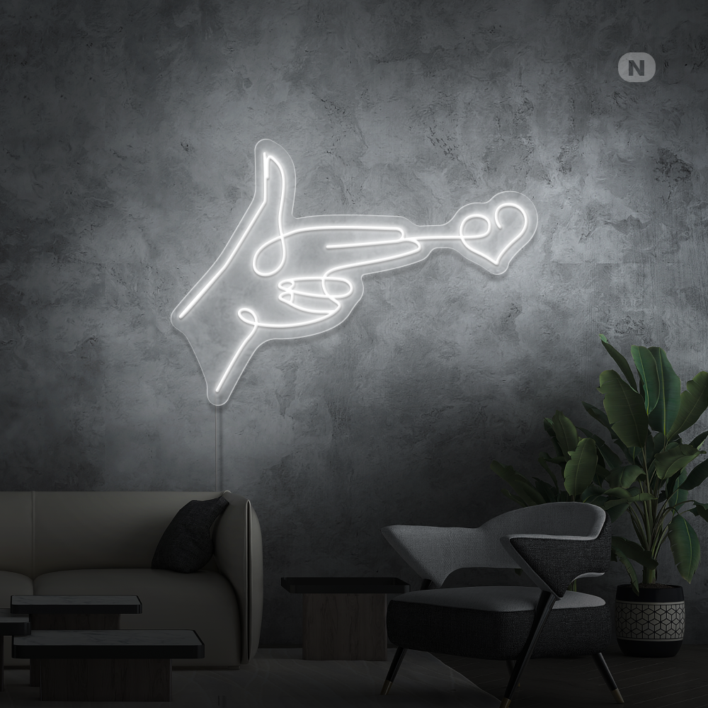 Neonskylt Lovestarget