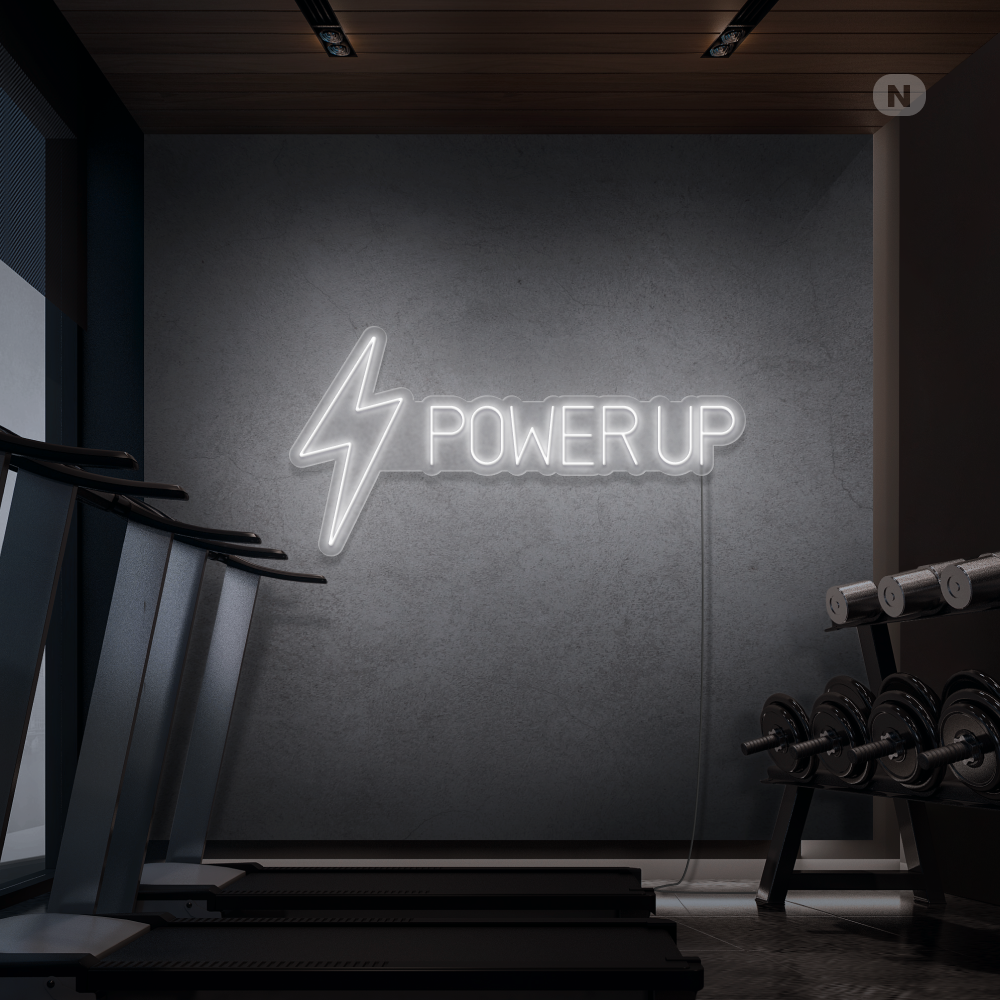 Neonskylt Power Up