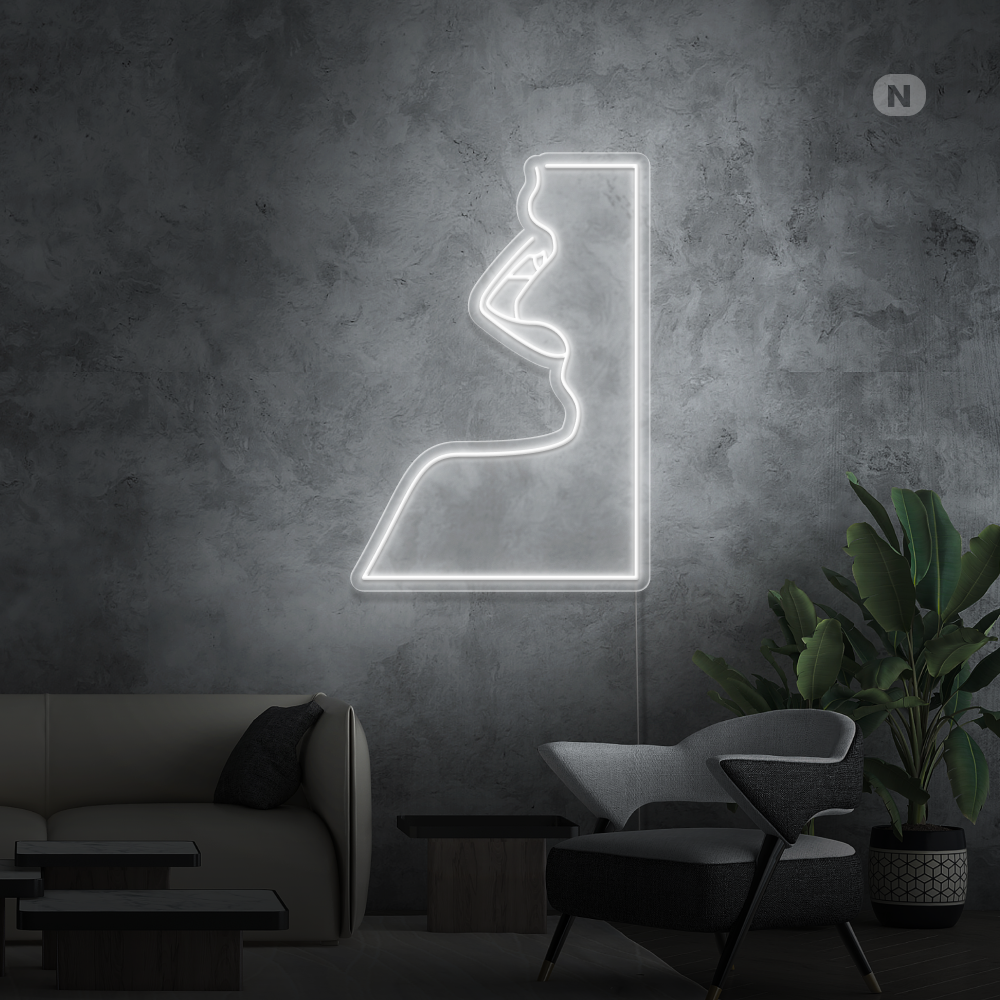 Neonskylt Förförelse