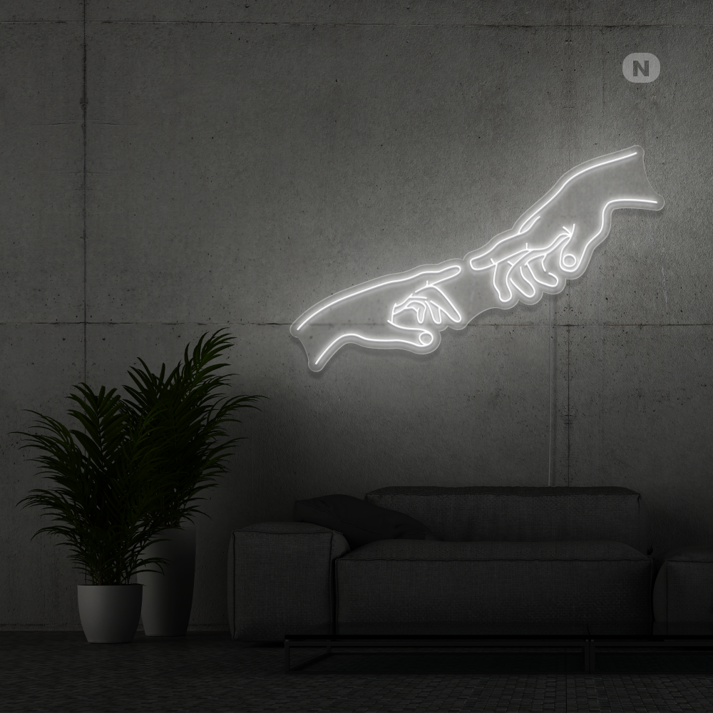 Neonskylt Anslutning