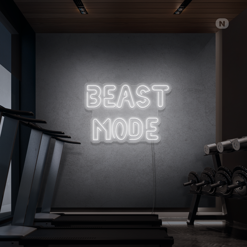 Neonskylt Beast Mode