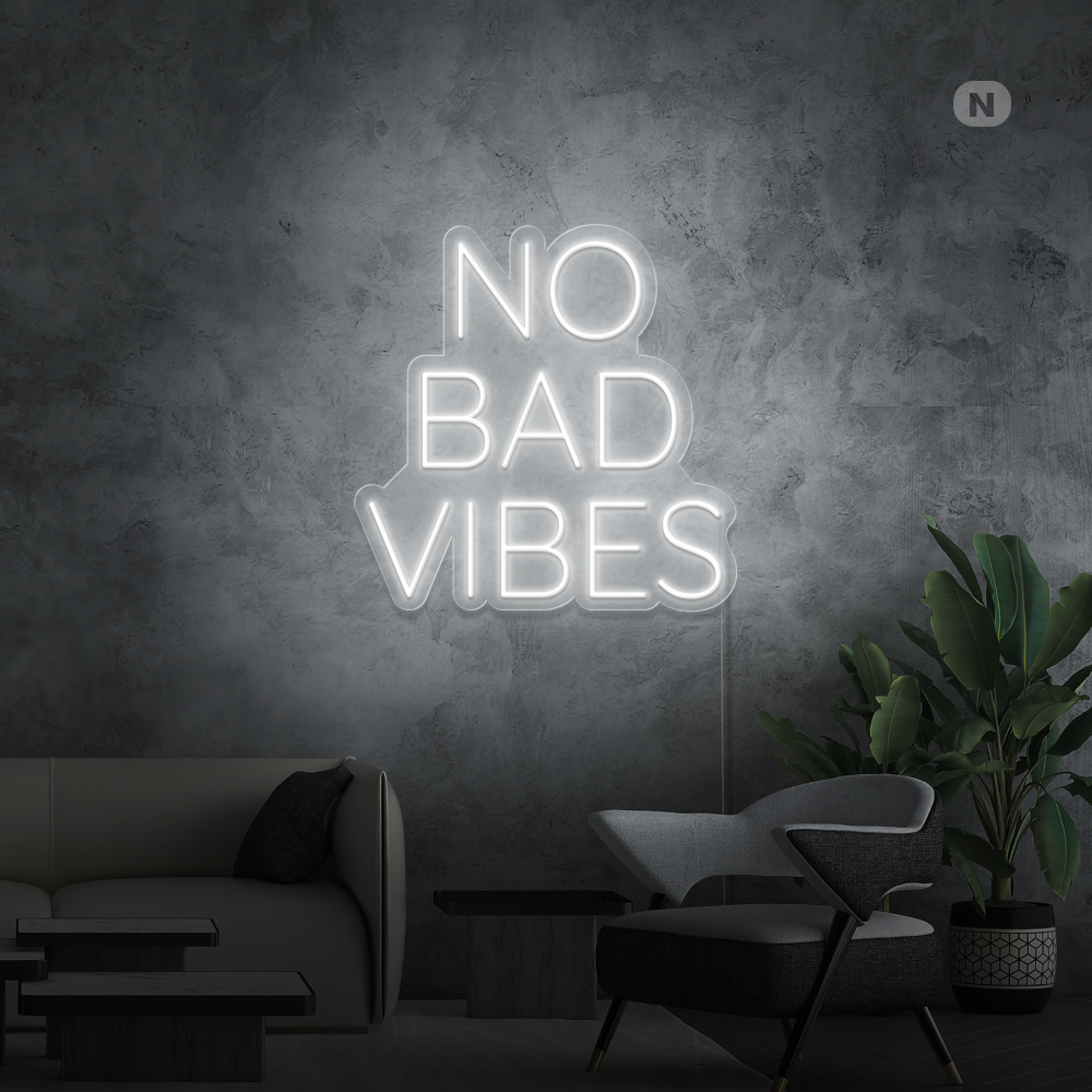 Neonskylt No Bad Vibes