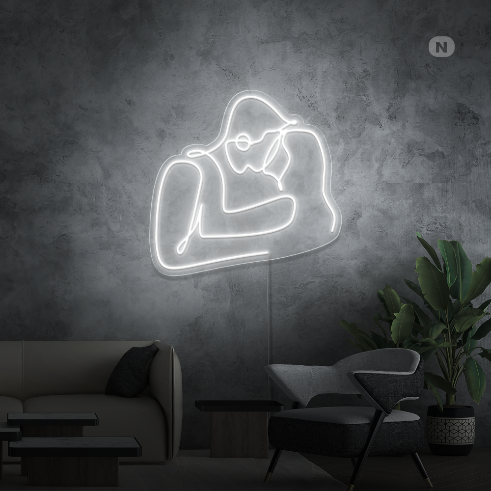 Neonskylt Kärlekspar