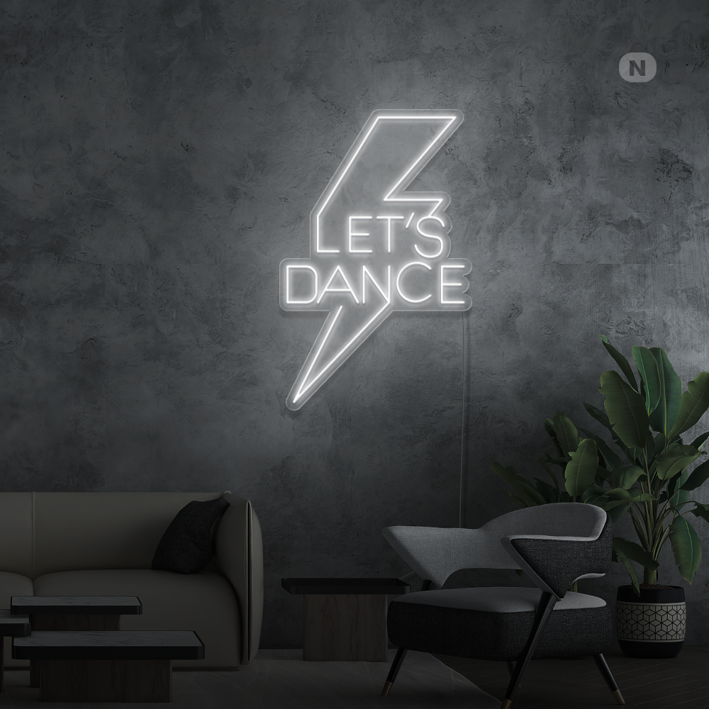 Neonskylt Let's Dance