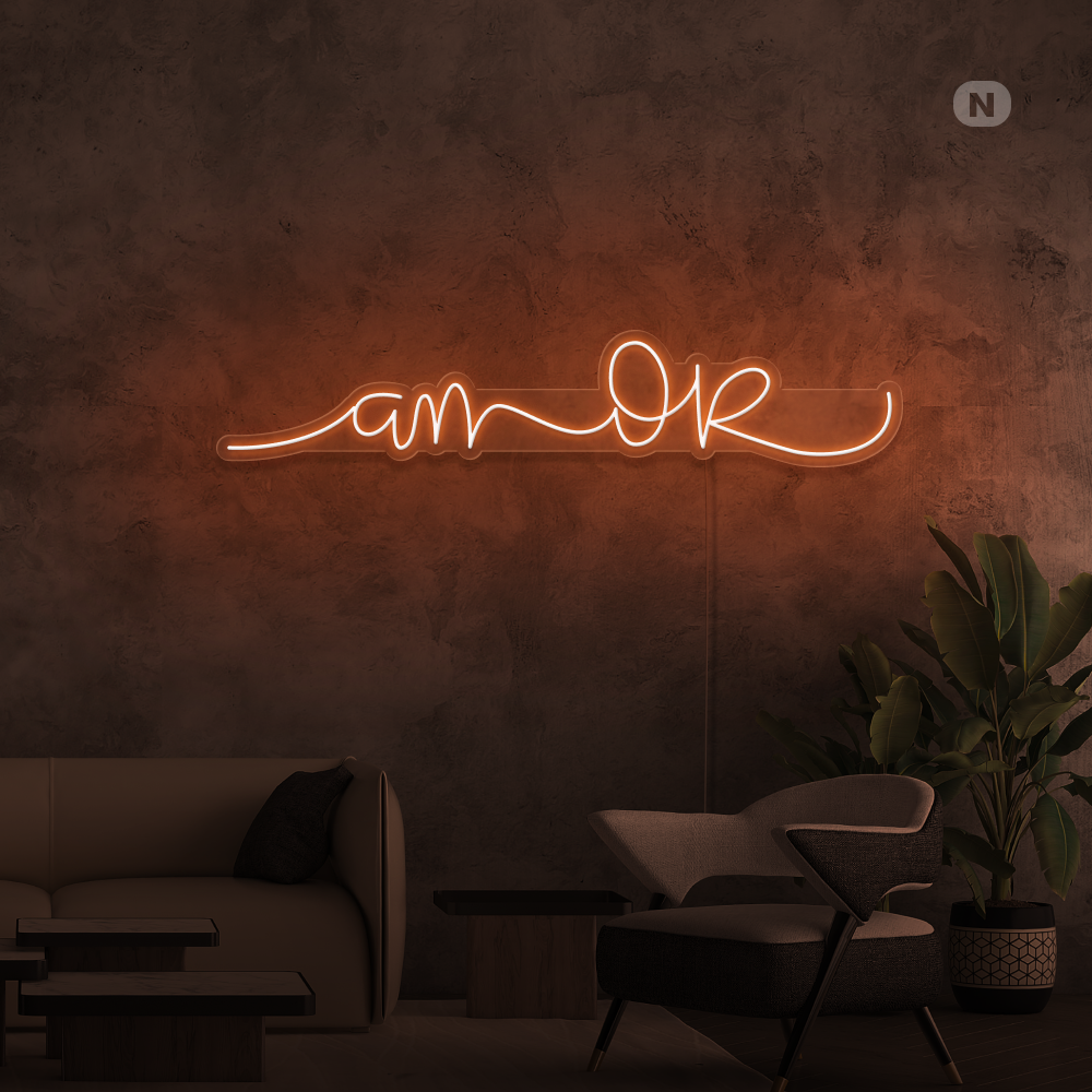 Neonskylt Kärlek 2