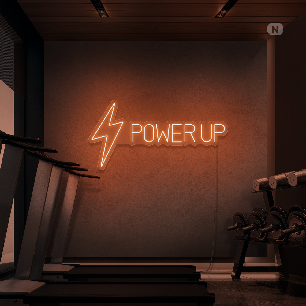 Neonskylt Power Up