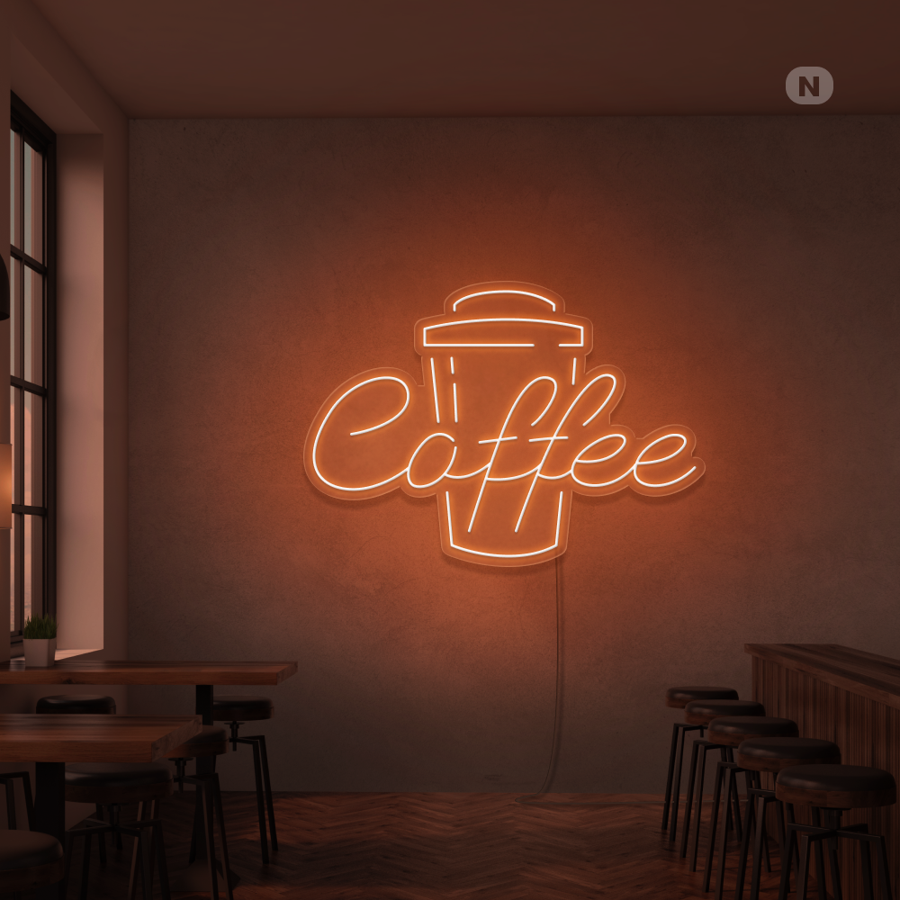 Neonskylt Coffee