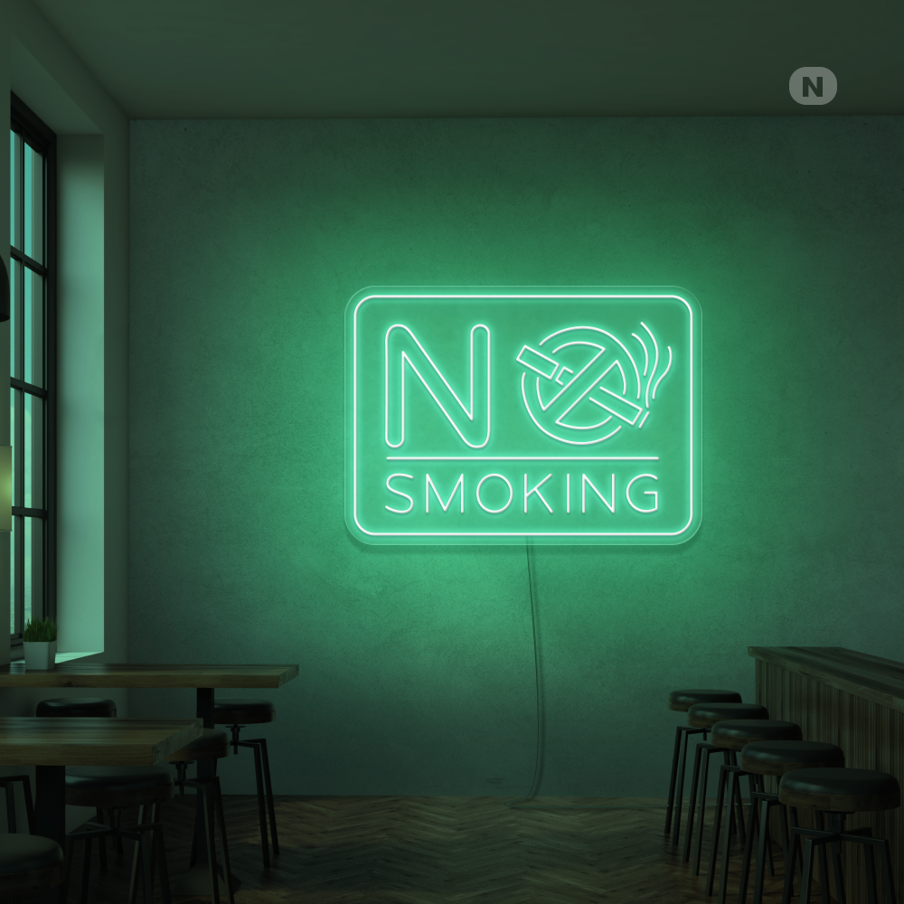 Neonskylt No Smoking