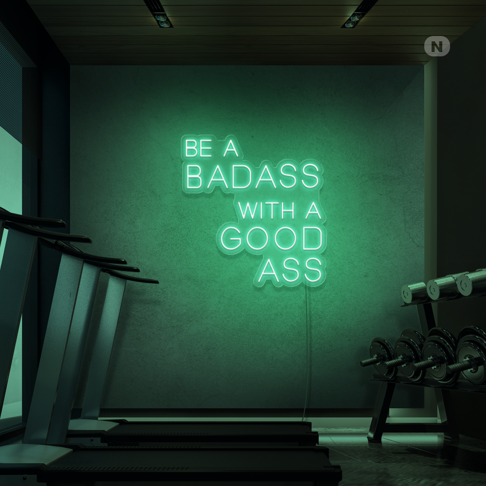 Neonskylt Gym Quote