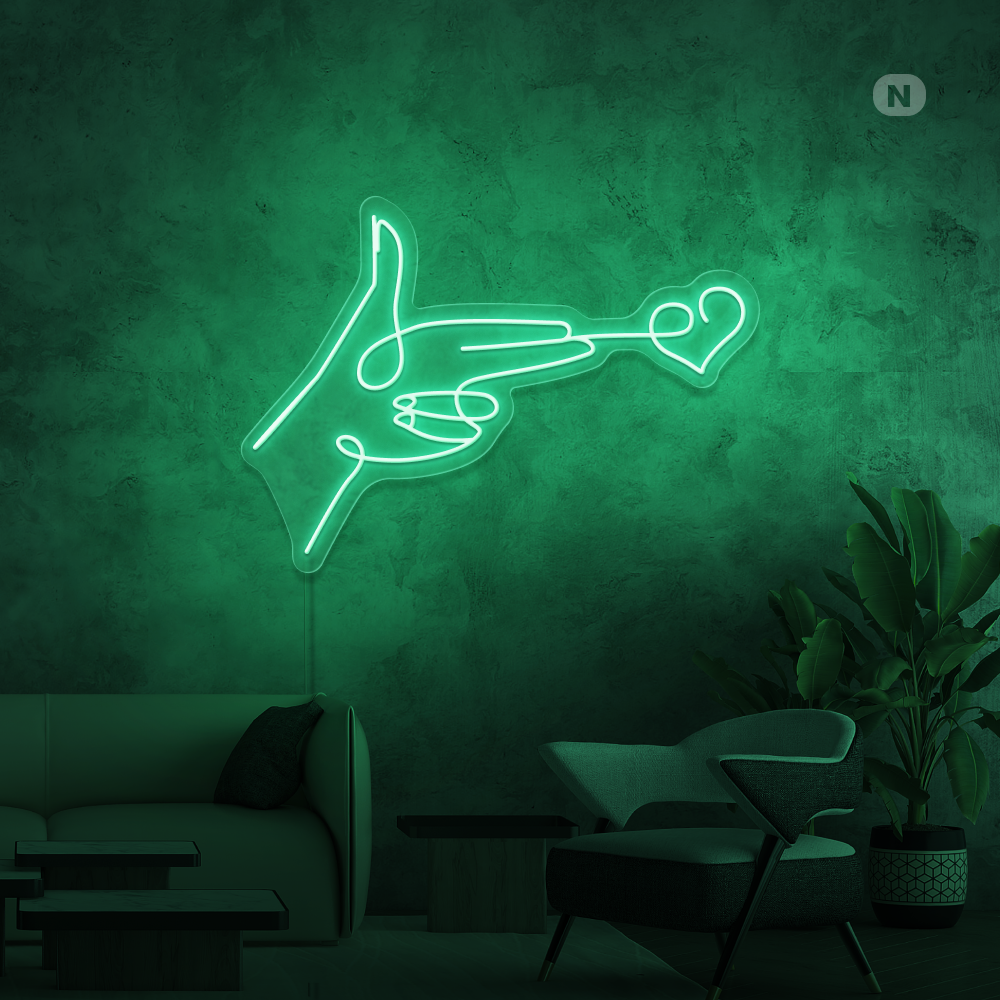 Neonskylt Lovestarget