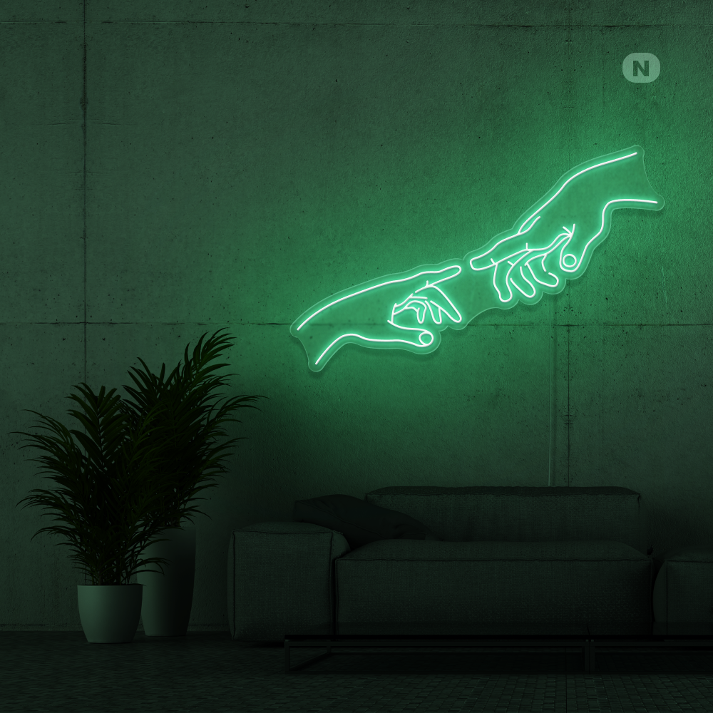 Neonskylt Anslutning