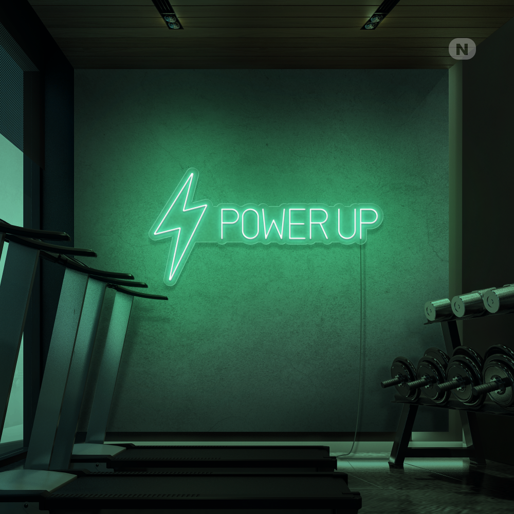 Neonskylt Power Up