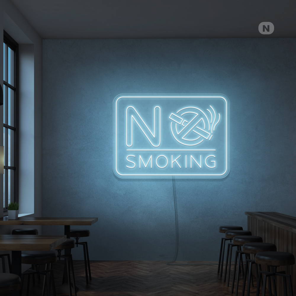 Neonskylt No Smoking