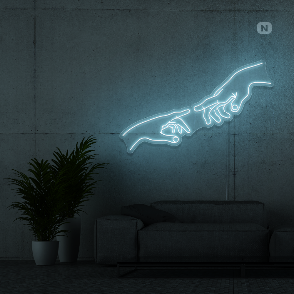 Neonskylt Anslutning