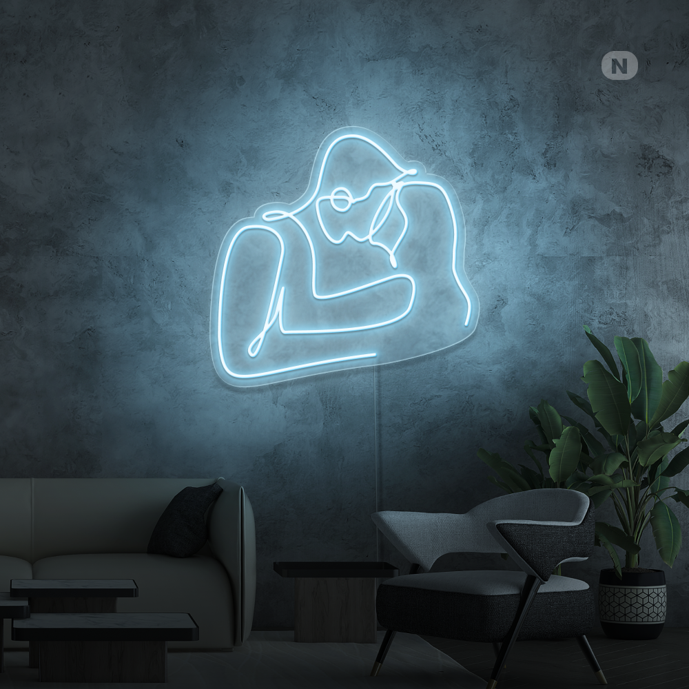 Neonskylt Kärlekspar