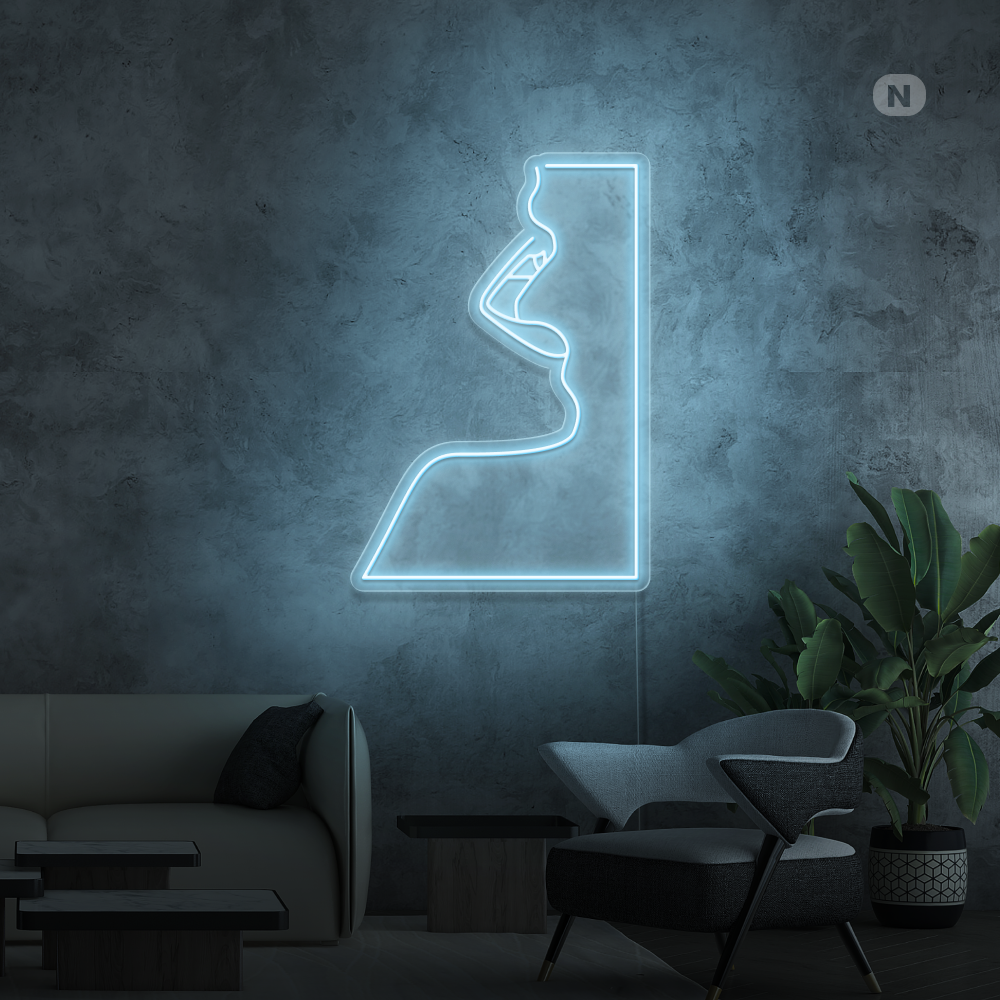 Neonskylt Förförelse