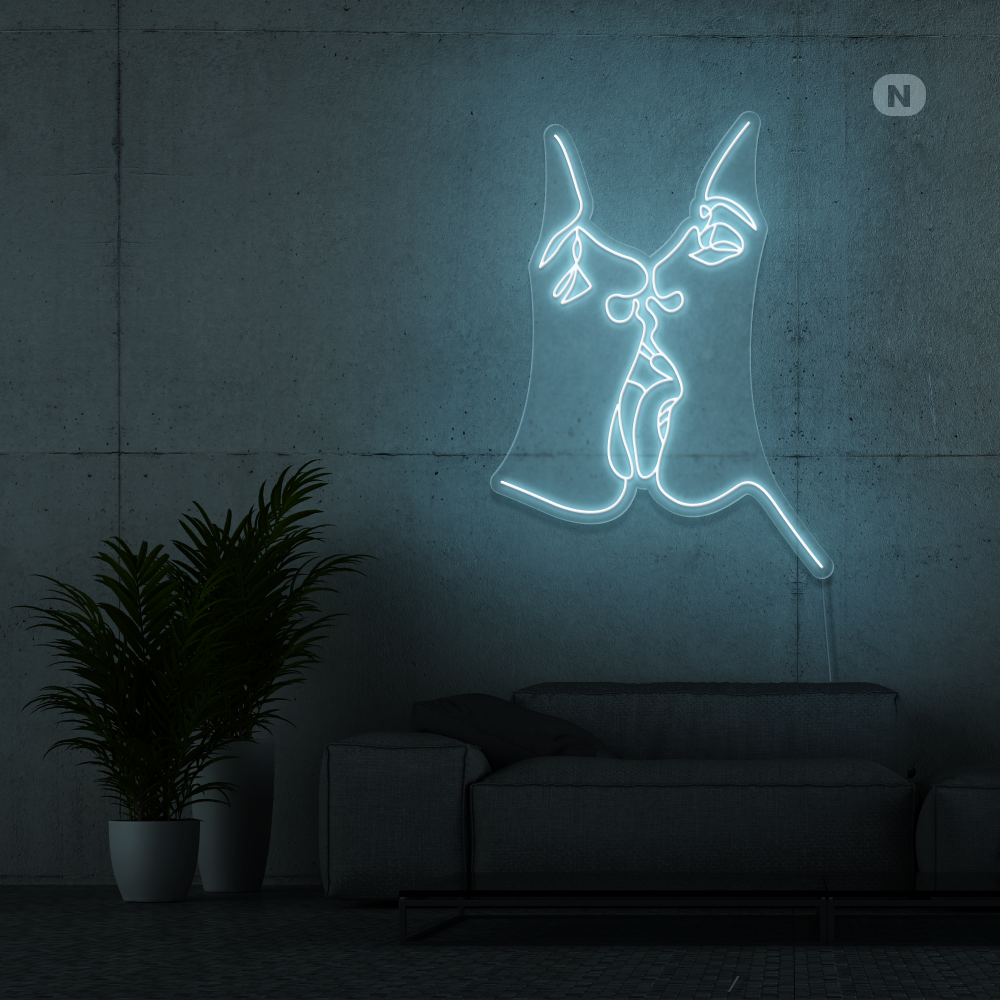 Neonskylt Dela kärleken