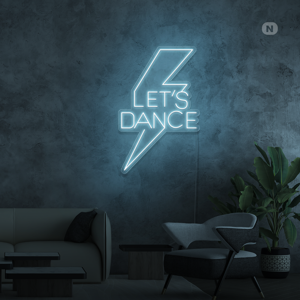 Neonskylt Let's Dance