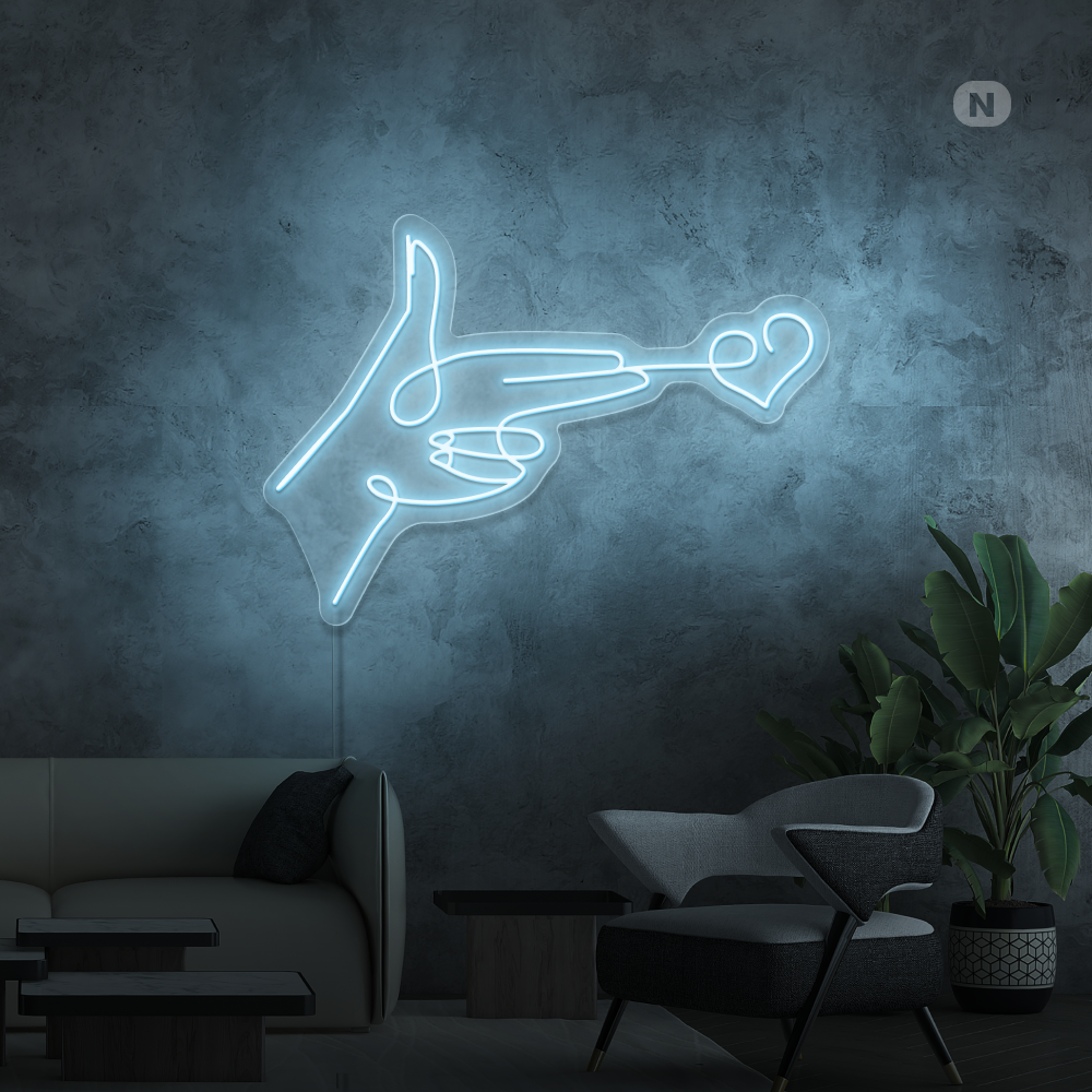 Neonskylt Lovestarget