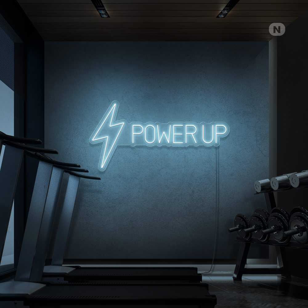 Neonskylt Power Up