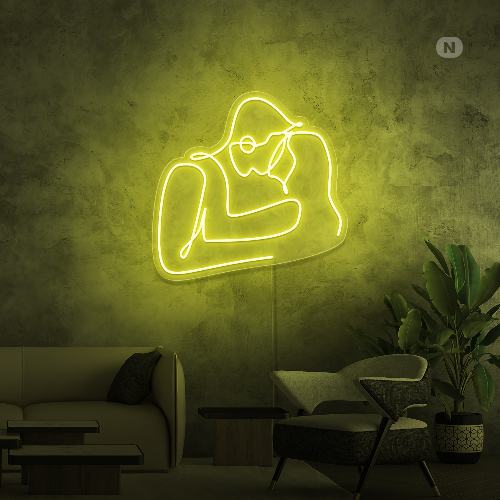 Neonskylt Kärlekspar