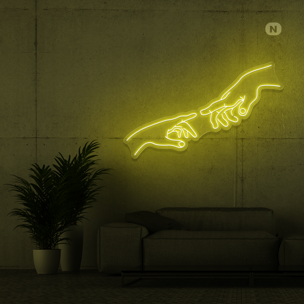 Neonskylt Anslutning