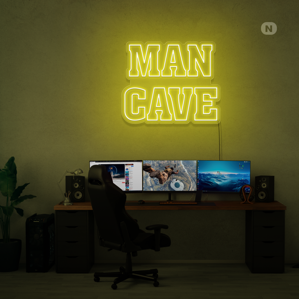 Neonskylt Man Cave