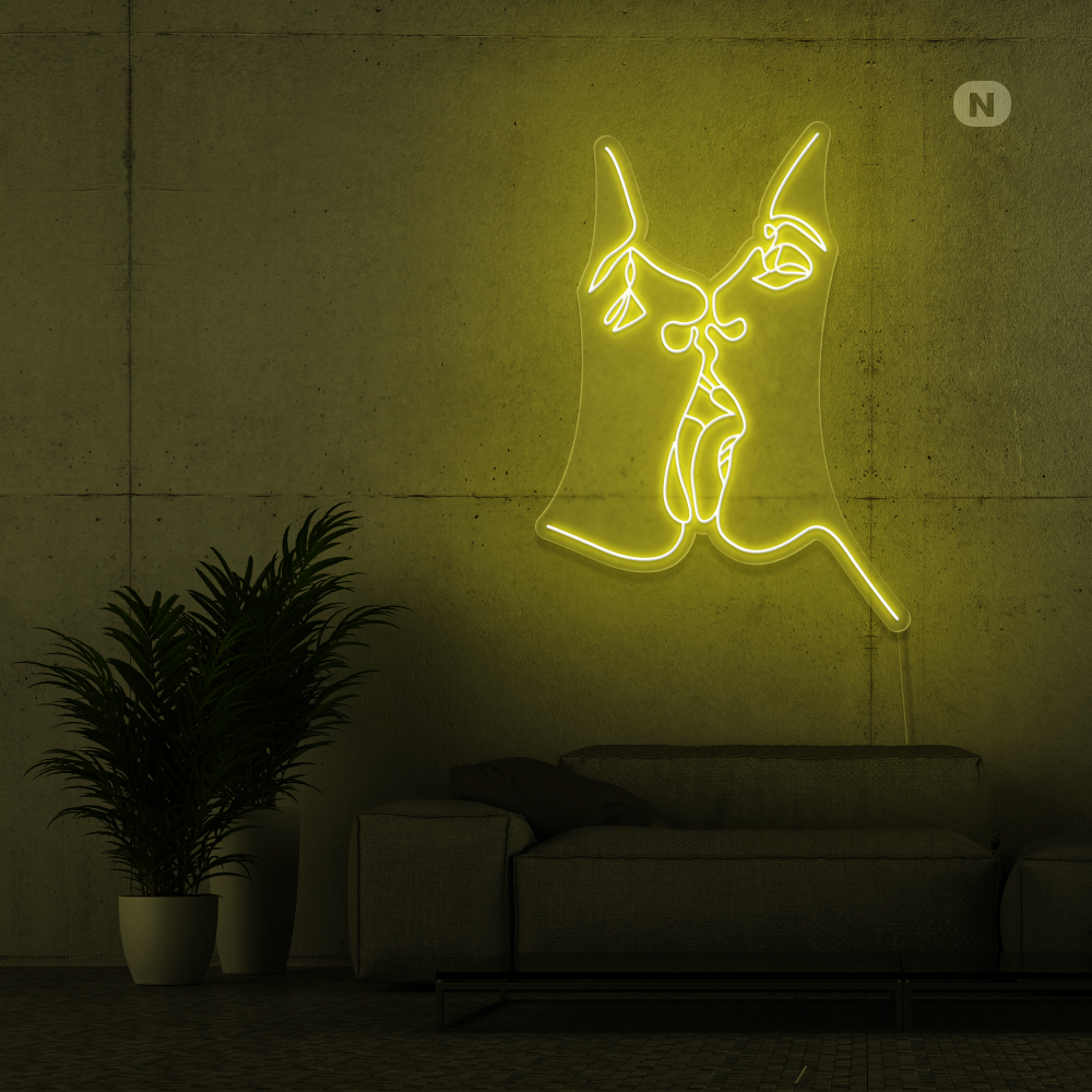 Neonskylt Dela kärleken