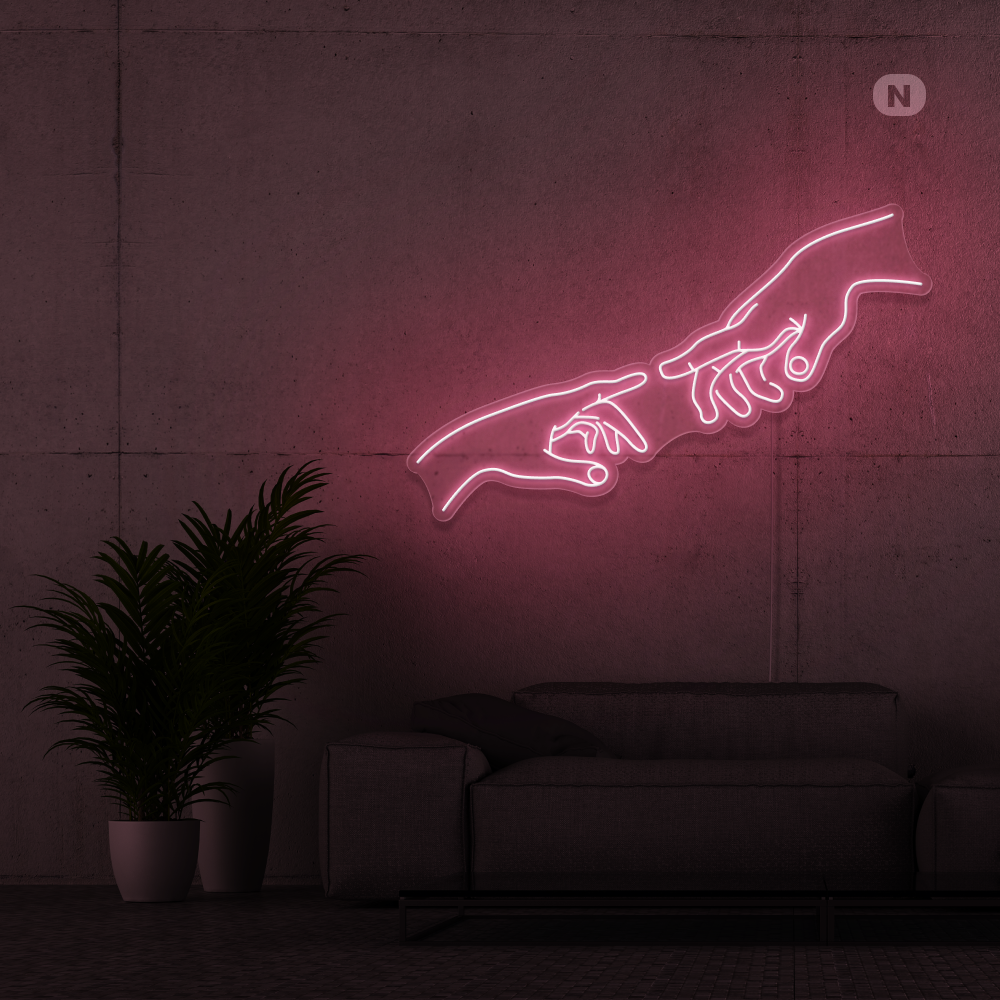 Neonskylt Anslutning