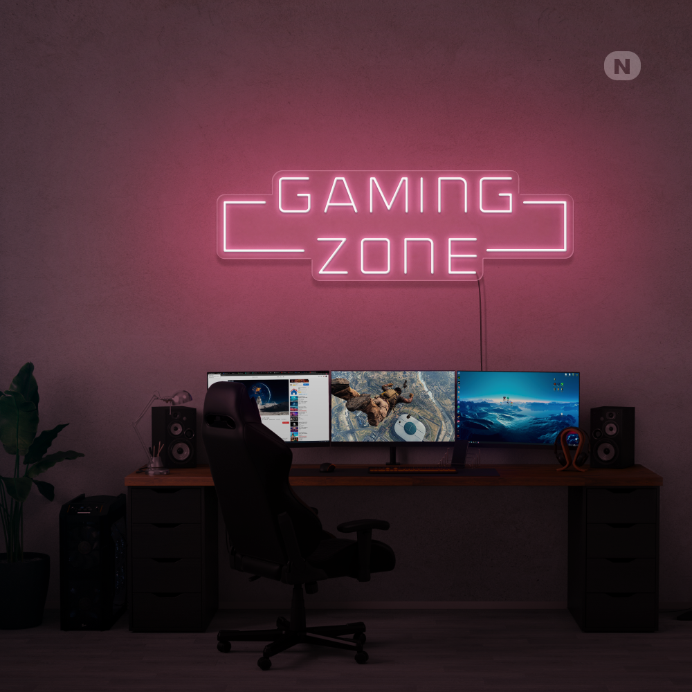 Neonskylt Gaming Zone