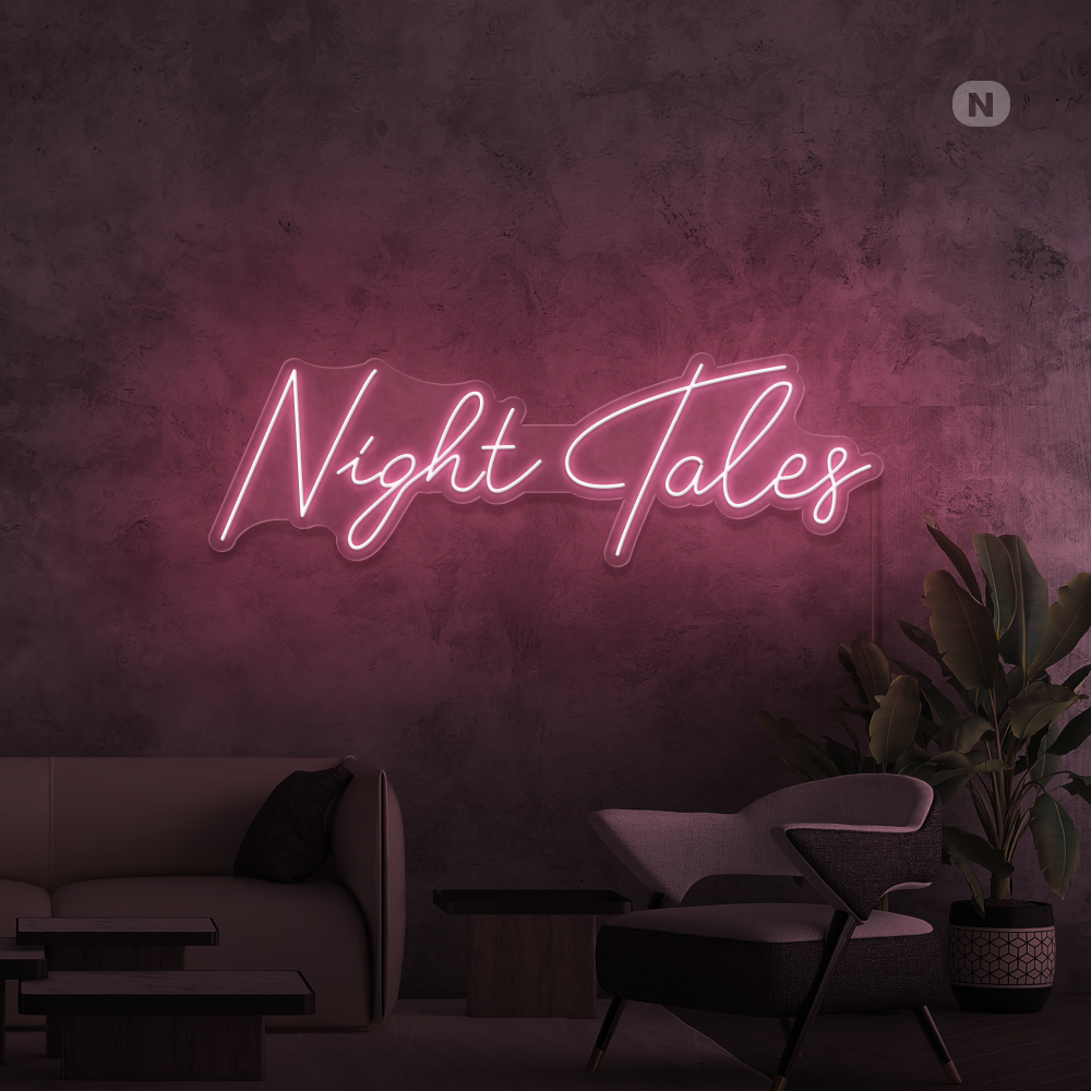 Neonskylt Night Tales