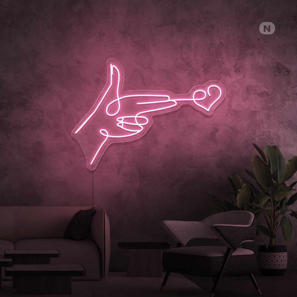 Neonskylt Lovestarget