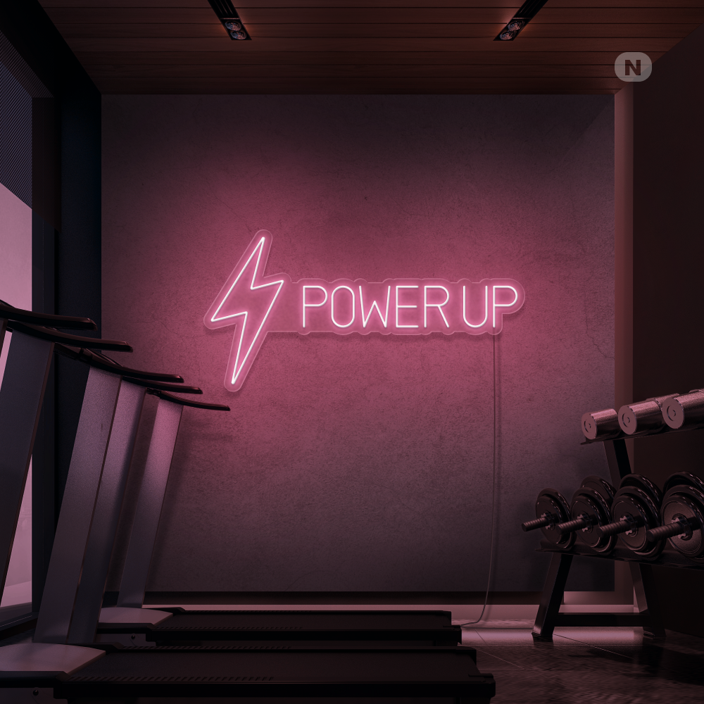 Neonskylt Power Up