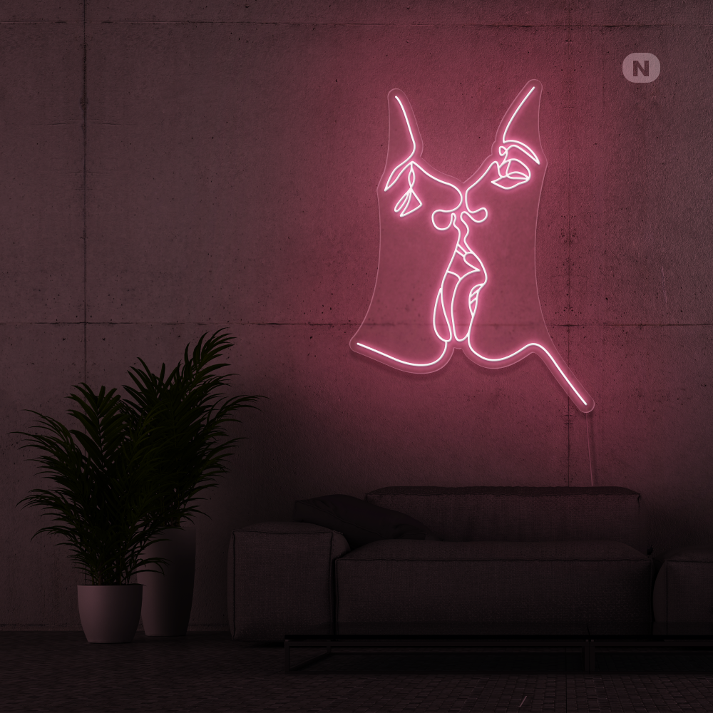 Neonskylt Dela kärleken