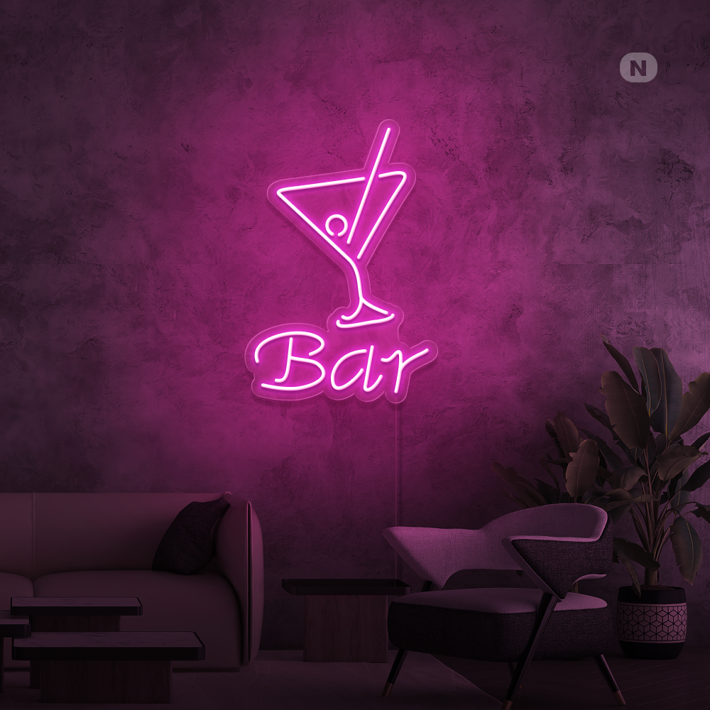 Neonskylt Cocktail Bar